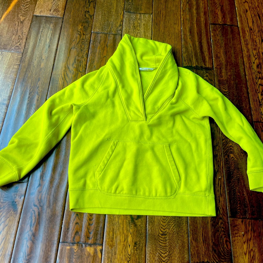 I crew sweatshirt! Neon!